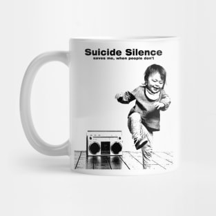Suicide Silence Saves Me // pencil sketch Mug